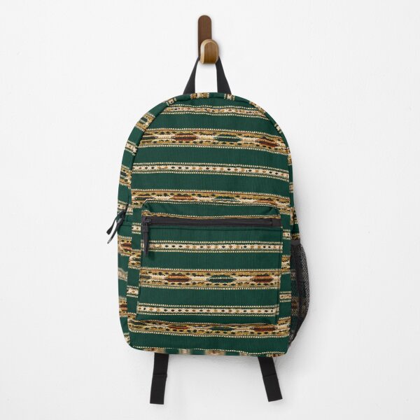 Item preview, Deep Green Woven Folk Pattern designed and sold by DansCreations42.