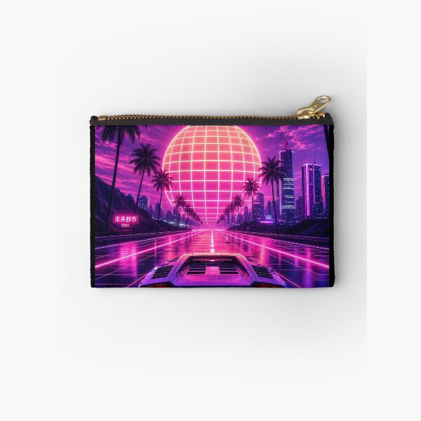 Item preview, Synthwave Retro Sunset Supercar designed and sold by NeonRealmsStudio.