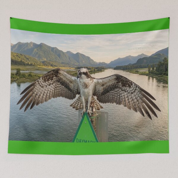 Item preview, Osprey settling in designed and sold by GAWPAWshop.