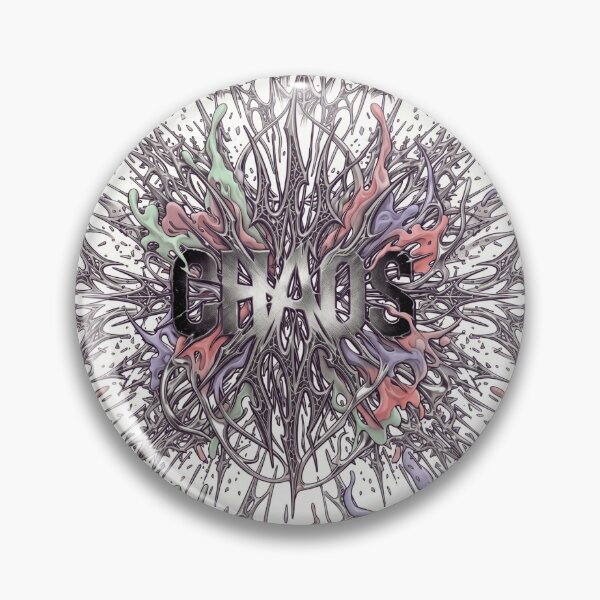 Item preview, Chrome Chaos Y2K Typography designed and sold by MarCinu Art.