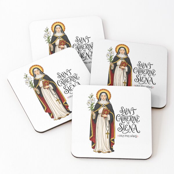 Item preview, Saint Catherine of Siena | Doctor of the Church Design designed and sold by Christian by Grace.