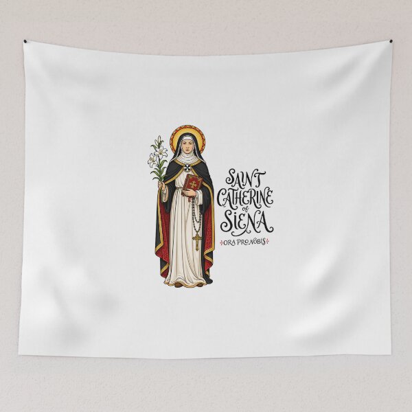 Item preview, Saint Catherine of Siena | Doctor of the Church Design designed and sold by C-ByGrace.
