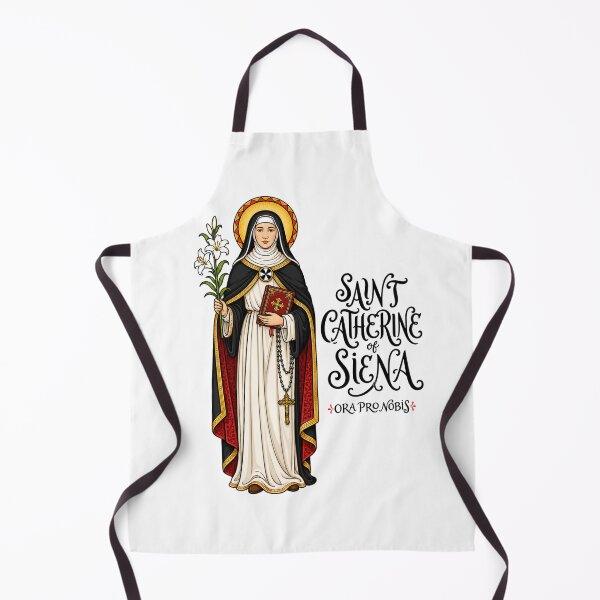Item preview, Saint Catherine of Siena | Doctor of the Church Design designed and sold by Christian by Grace.