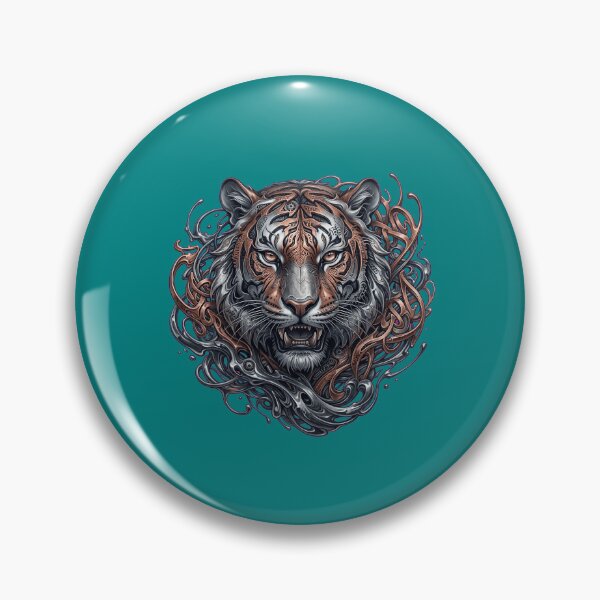 Item preview, Steampunk Tiger Metal Beast designed and sold by MarCinu Art.