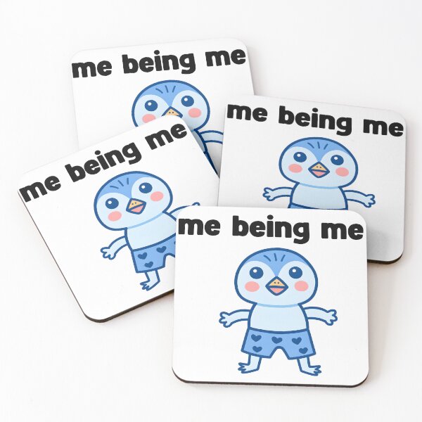 Item preview, me being me blue penguin designed and sold by Rockveil Co..