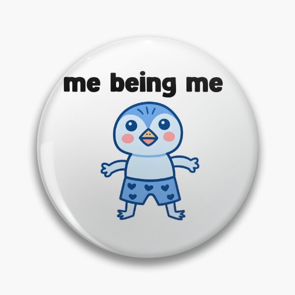 Item preview, me being me blue penguin designed and sold by Rockveil Co..