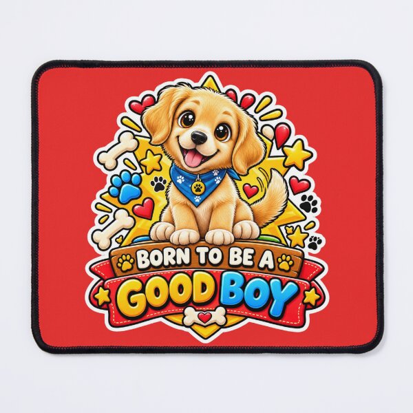 Item preview, Cute Kawaii Good Boy Puppy designed and sold by PrintBreeze.