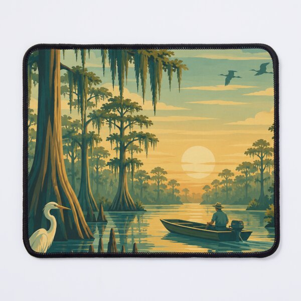 Item preview, Atchafalaya Basin Louisiana Travel Print designed and sold by MatthewHeights.