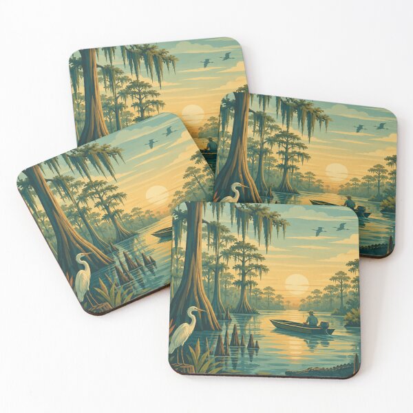 Item preview, Atchafalaya Basin Louisiana Travel Print designed and sold by MatthewHeights.