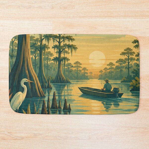 Item preview, Atchafalaya Basin Louisiana Travel Print designed and sold by MatthewHeights.