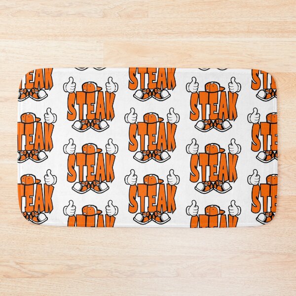 Item preview, STEAK - FOOD Street Lettering Cartoon Character designed and sold by NFTWords.