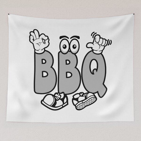 Item preview, BBQ - FOOD Grafitti Character Bold Retro designed and sold by NFTWords.