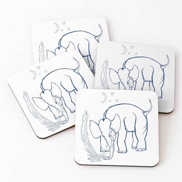 Item preview, Goods Elephant and Moon designed and sold by TylerPearsona.