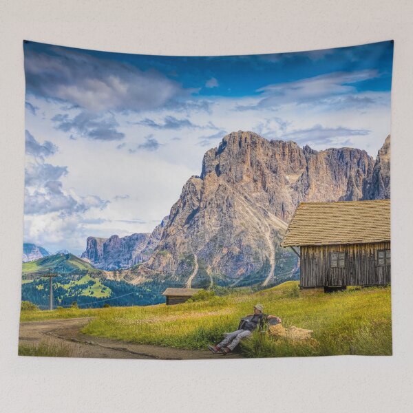 Item preview, The Rest of the Wanderer - South Tyrol designed and sold by Viv Thompson Photography .