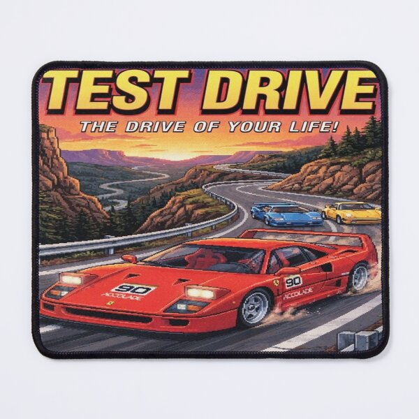 Item preview, Test Drive Retrogaming - Classic Arcade Racing Car designed and sold by JMAVILA ART.
