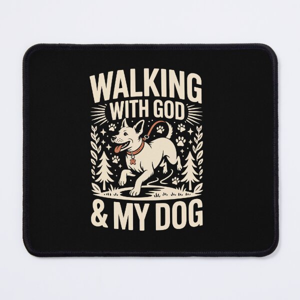 Item preview, WALKING WITH GOD & MY DOG designed and sold by jkrphoto.