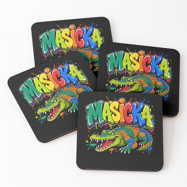 Item preview, Masika Crocodile Alligator Graphic  designed and sold by freshwear design.