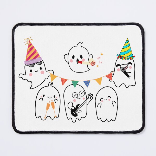 Item preview, Halloween ghost friends designed and sold by Poorniadhi.
