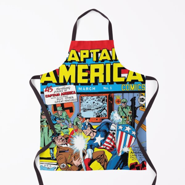 Item preview, Captain America DC Marvel Comics Comic Book Original Custom Vintage Movie Poster Art designed and sold by Cool Robot Bro..