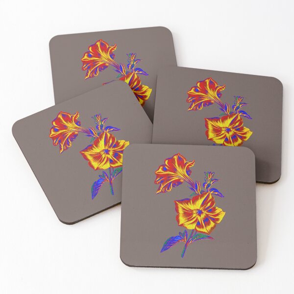 Item preview, Plate 011 — Electric Hibiscus designed and sold by DelamuraArt.