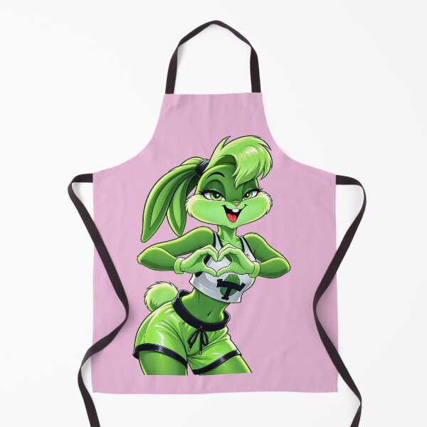 Item preview, Cute Green Bunny Girl Heart Pose designed and sold by MagicCrystal.