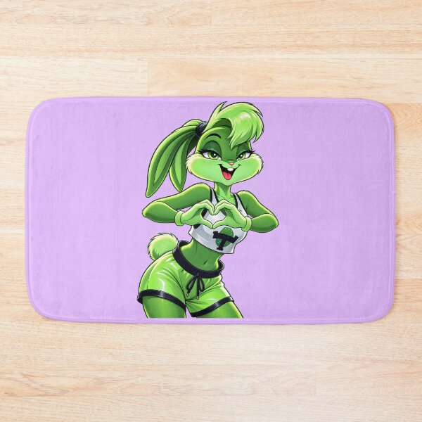 Item preview, Cute Green Bunny Girl Heart Pose designed and sold by MagicCrystal.
