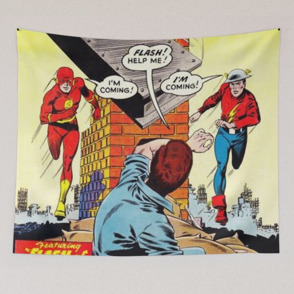 Aperçu de l'œuvre Affiche de film vintage originale et personnalisée The Flash (DC/Marvel Comics) créée et vendue par Cool Robot Bro..