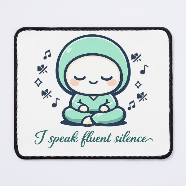 Item preview, I Speak Fluent Silence - Funny Introvert Minimalist T-Shirt designed and sold by Art JSMY.