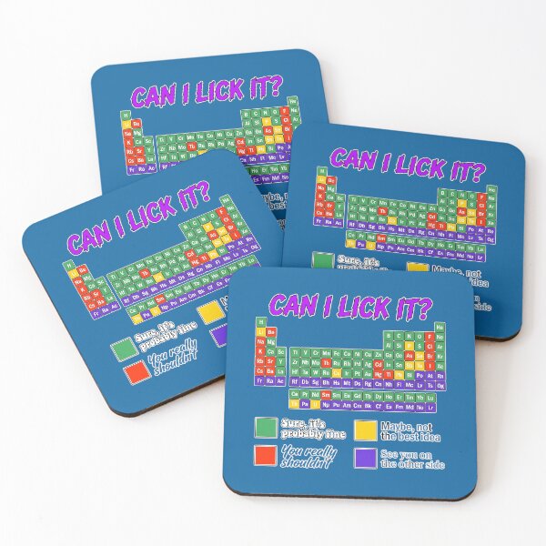 Item preview, Can I Lick It Funny Periodic Table Science Design designed and sold by DavisSarah.