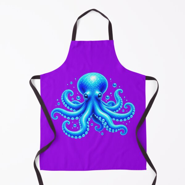 Item preview, Blue Glow Octopus Ocean Creature designed and sold by MagicCrystal.