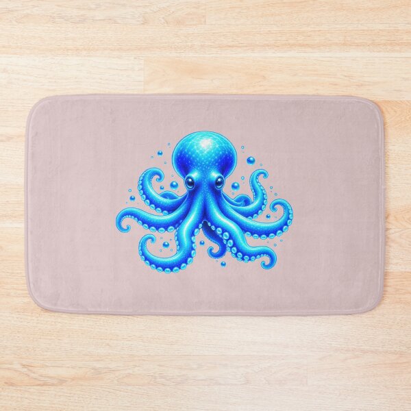 Item preview, Blue Glow Octopus Ocean Creature designed and sold by MagicCrystal.