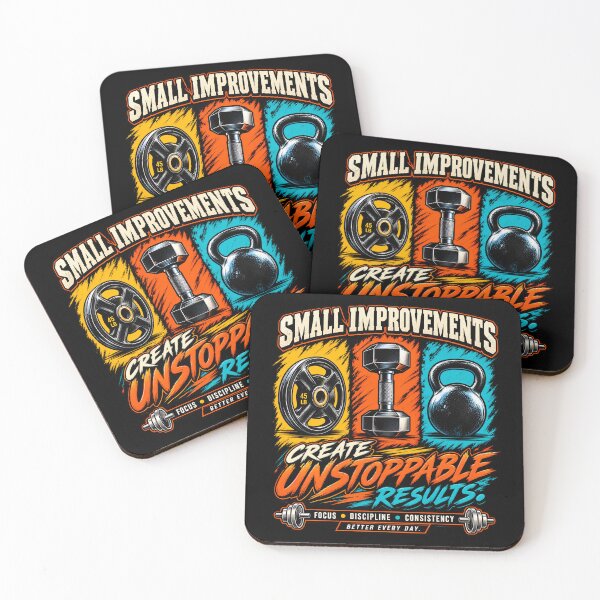 Item preview, small improvements create unstoppable results designed and sold by kurangasin.