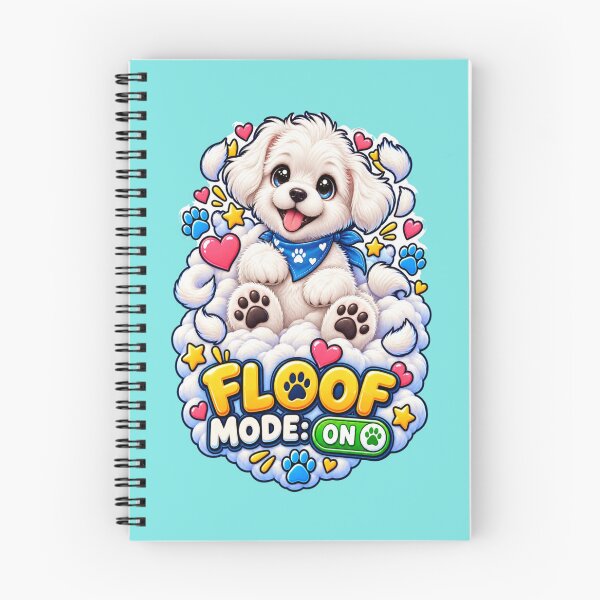 Item preview, Kawaii White Puppy Floof Mode designed and sold by PrintBreeze.