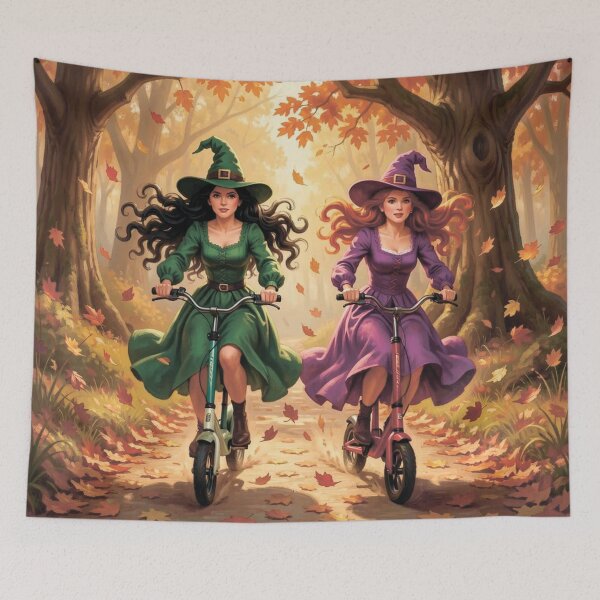 Item preview, Witches on Bicycles designed and sold by MagelliShop.