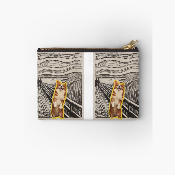 Item preview, Edvard Munch Scream Corgi designed and sold by SilverOutlining.