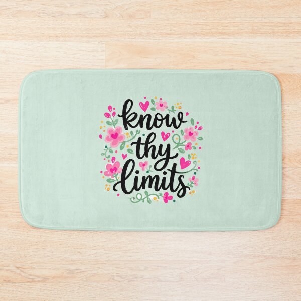 Item preview, know thy limits designed and sold by Jonah Mann.