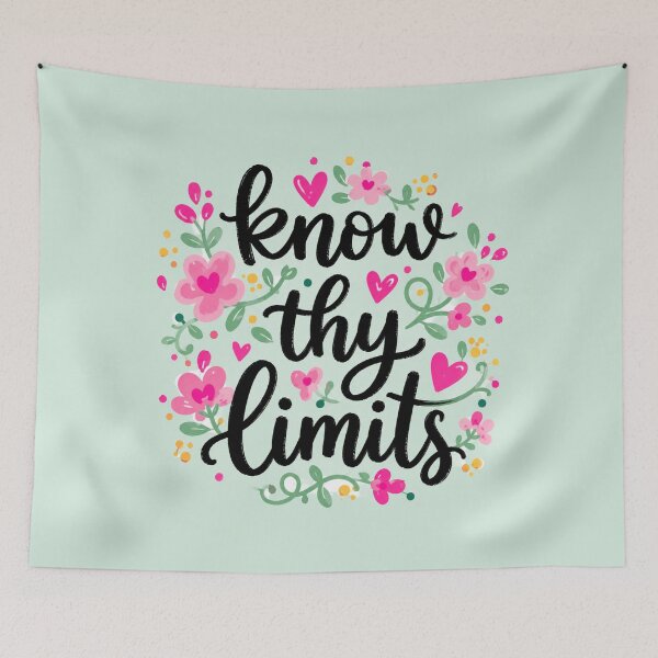 Item preview, know thy limits designed and sold by Jonah Mann.