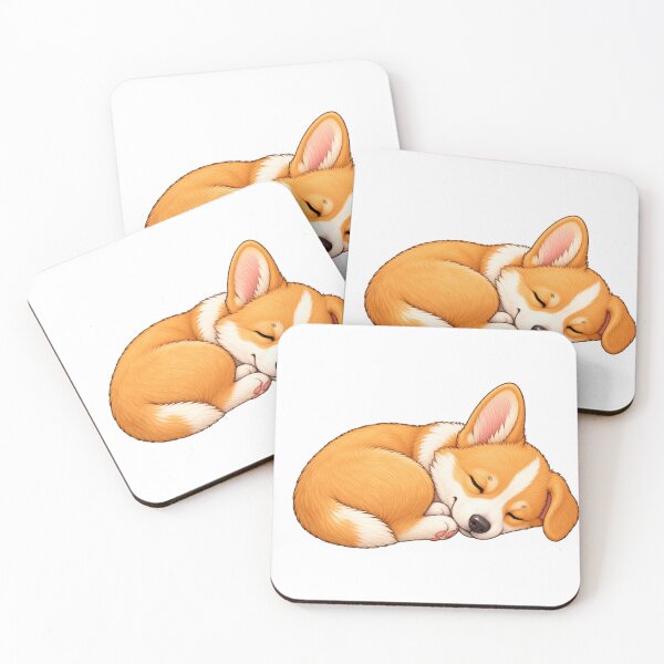 Item preview, Sleepy Corgi Sticker designed and sold by Liana Winslow.