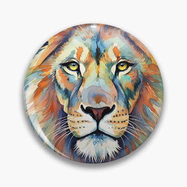 Item preview, Majestic lion color splash tshirt designed and sold by Knowvhere.