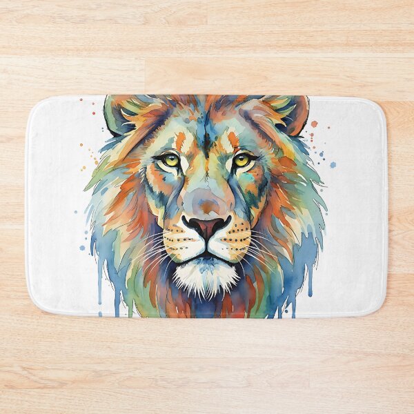 Item preview, Majestic lion color splash tshirt designed and sold by Knowvhere.