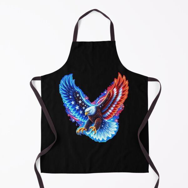Item preview, Patriotic Eagle With Fiery Wings designed and sold by MagicCrystal.