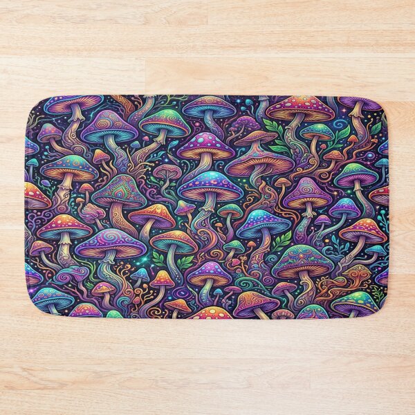 Item preview, Intricate Psychedelic Mushroom Pattern Art designed and sold by Solomon-Ent-144.