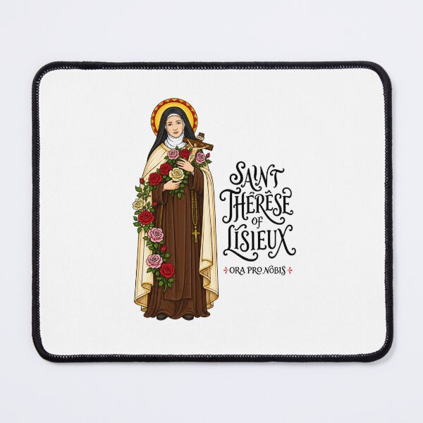 Item preview, Saint Thérèse of Lisieux | Little Flower Catholic Saint Design designed and sold by Christian by Grace.