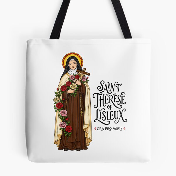 Item preview, Saint Thérèse of Lisieux | Little Flower Catholic Saint Design designed and sold by Christian by Grace.