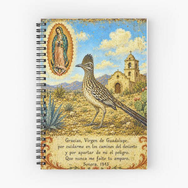 Item preview, Folk Art Roadrunner Guardian Mexican Ex-Voto designed and sold by newnomads-art.