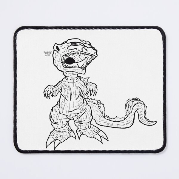 Item preview, Chibi Godzilla 1954 Lineart designed and sold by DMDigitalManus.