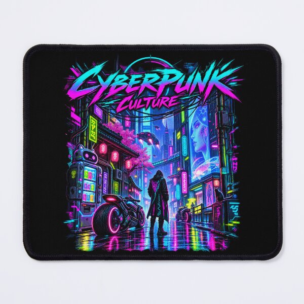 Item preview, Culture Cyberpunk Neon Futuristic City designed and sold by Uglyandcute.