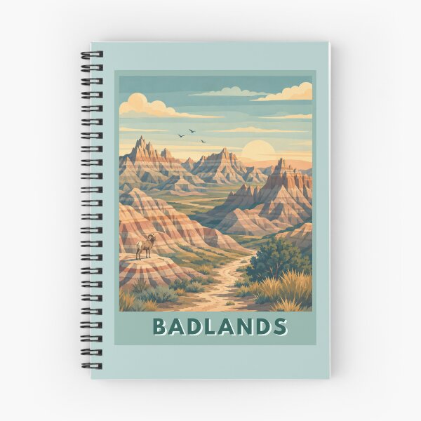 Item preview, Badlands National Park South Dakota Travel Print designed and sold by MatthewHeights.