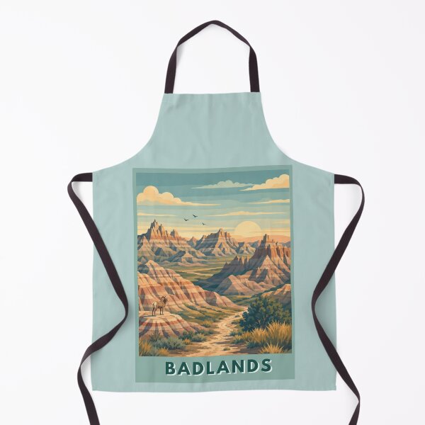 Item preview, Badlands National Park South Dakota Travel Print designed and sold by MatthewHeights.
