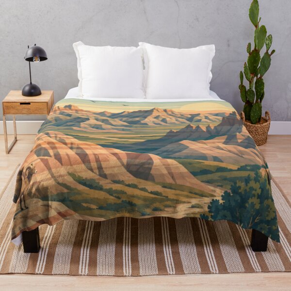 Item preview, Badlands National Park South Dakota Travel Print designed and sold by MatthewHeights.